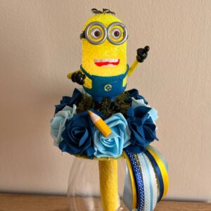 Mignonos, színjátszó világítós ballagó csokor