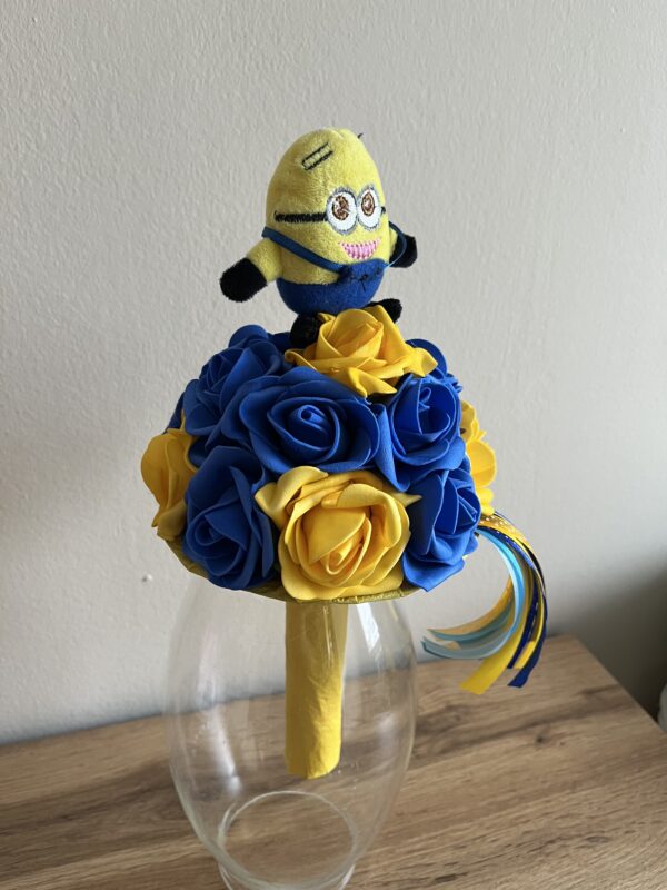 Mignonos csokor-sárga/sötétkék - Image 3