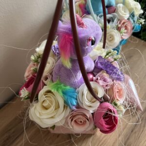 Unikornisos retikül-lila/rózsaszín/pink/fehér - Image 4