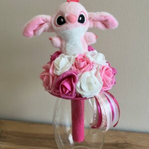 Stich Angelje ballagó csokor-pink/rózsaszín