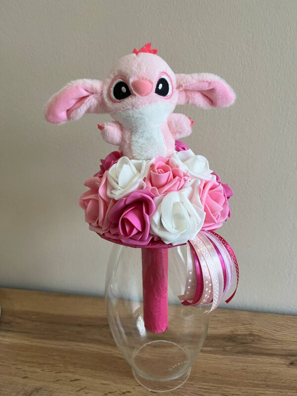 Stich Angelje ballagó csokor-pink/rózsaszín
