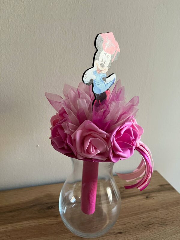 Minnie egeres ballagó csokor-pink/rózsaszín - Image 3