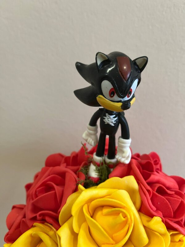 Sonic barátja, Shadow ballagó csokor-piros/sárga - Image 2