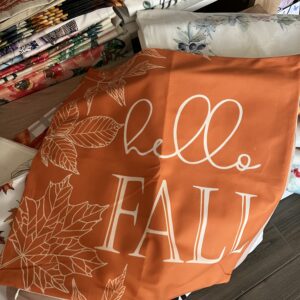 Hello fall őszi mikroplüss párnahuzat