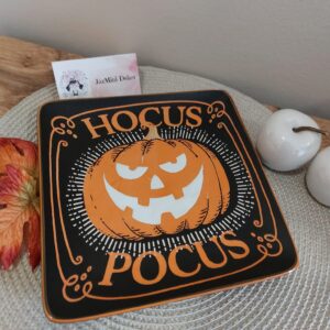 Halloween-i kerámia kínáló tál