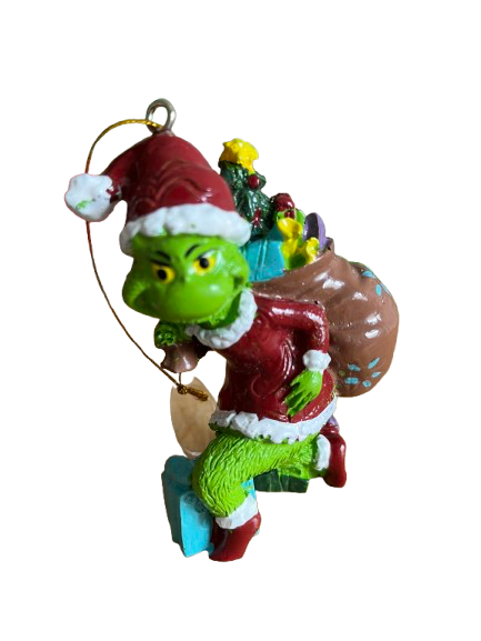 Grincs figura-zsákkal