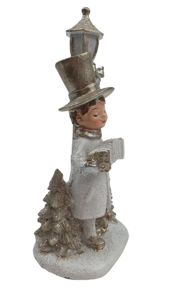Fiú harmonikával,lámpás alatt-19 cm - Image 2