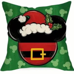 Mickey karácsonyi párnahuzat