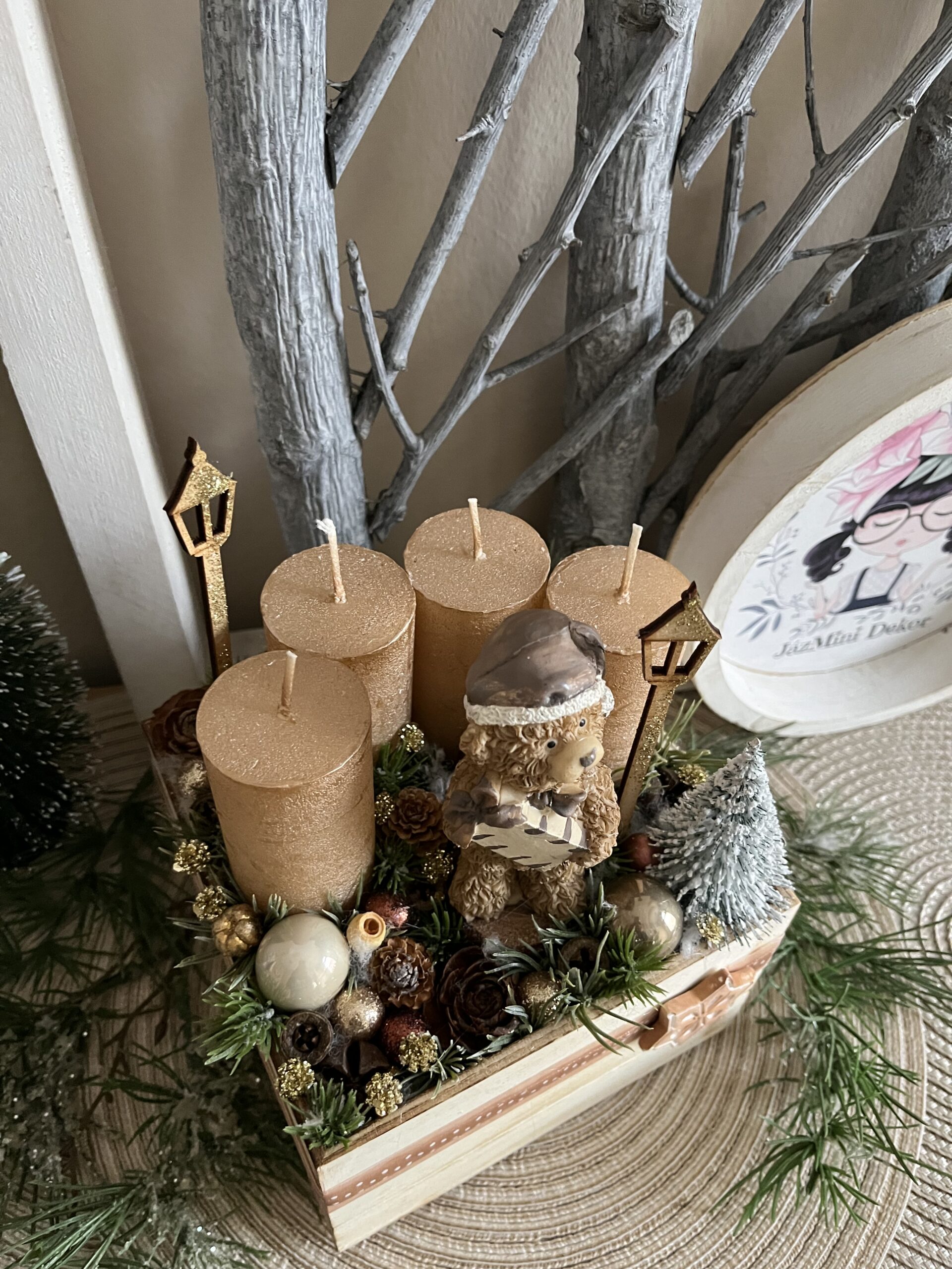 Teddy karácsonya adventi fadoboz - Image 4