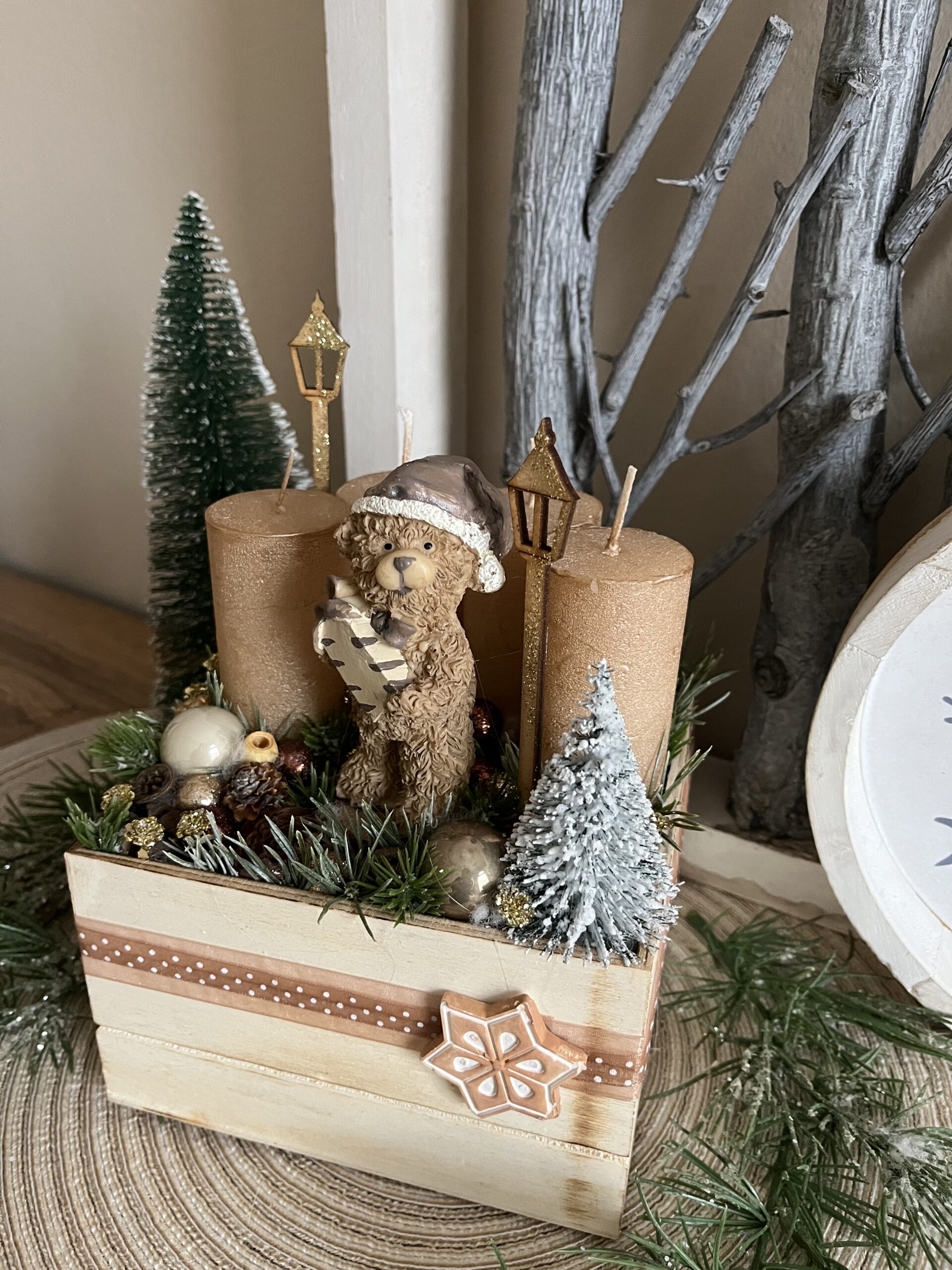 Teddy karácsonya adventi fadoboz - Image 3