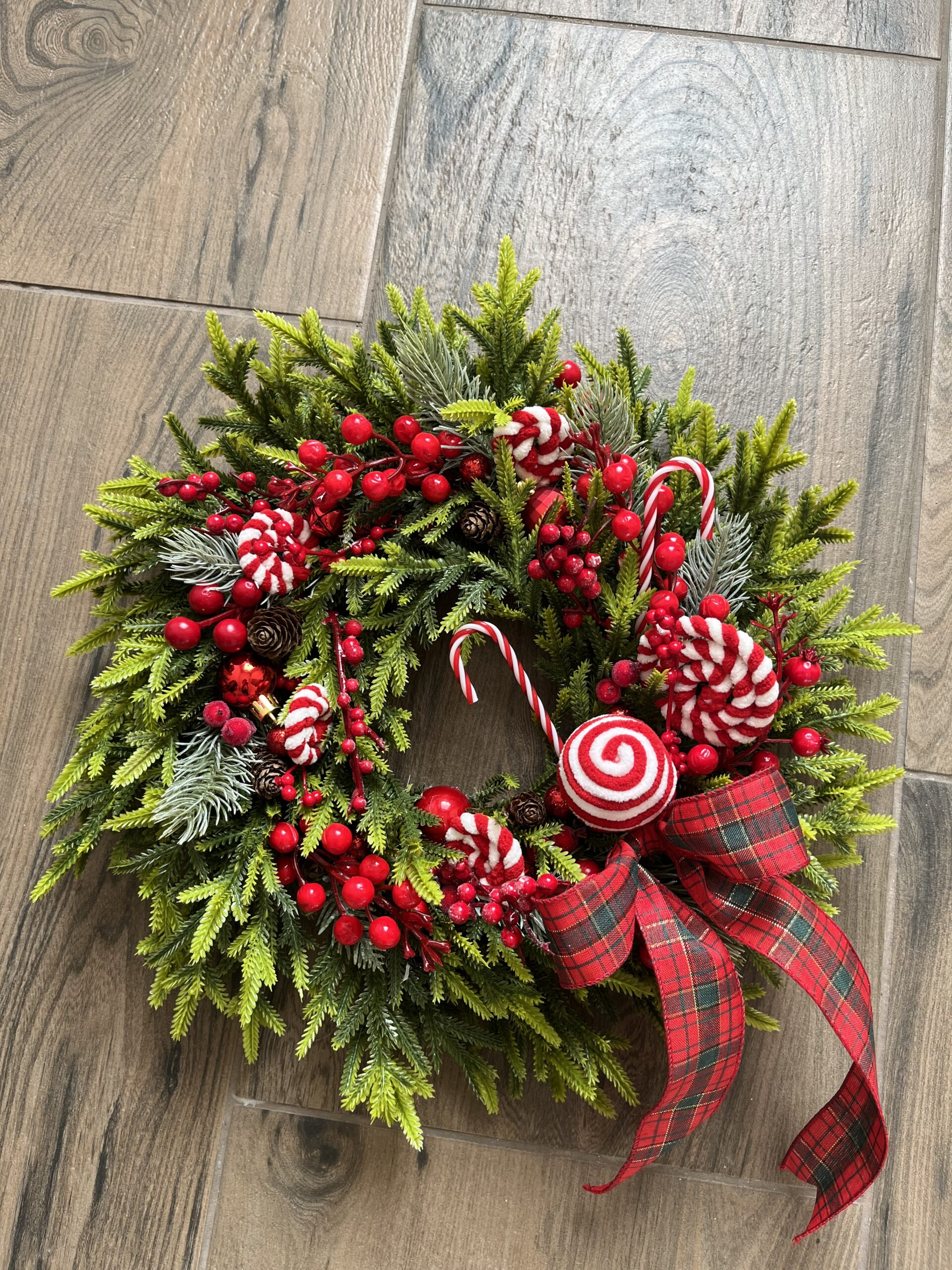 Candy karácsonyi kopogtató