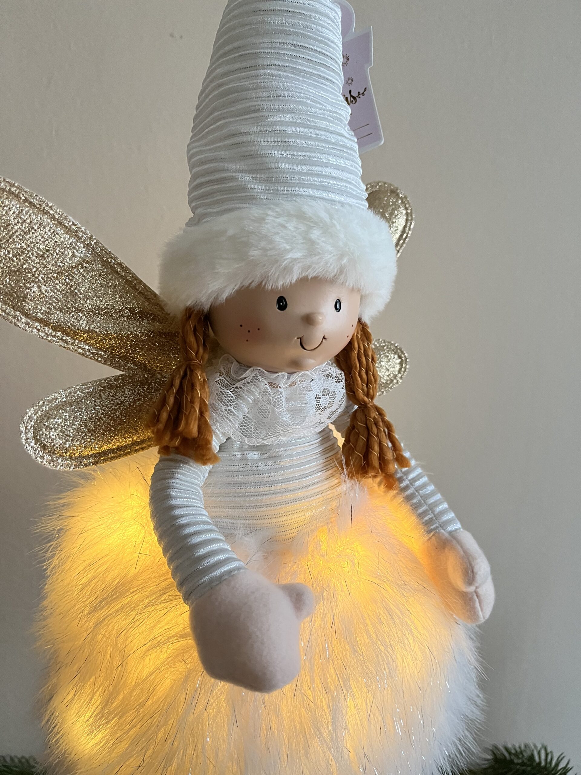 Loretta világító baba-fehér/arany -69 cm - Image 2