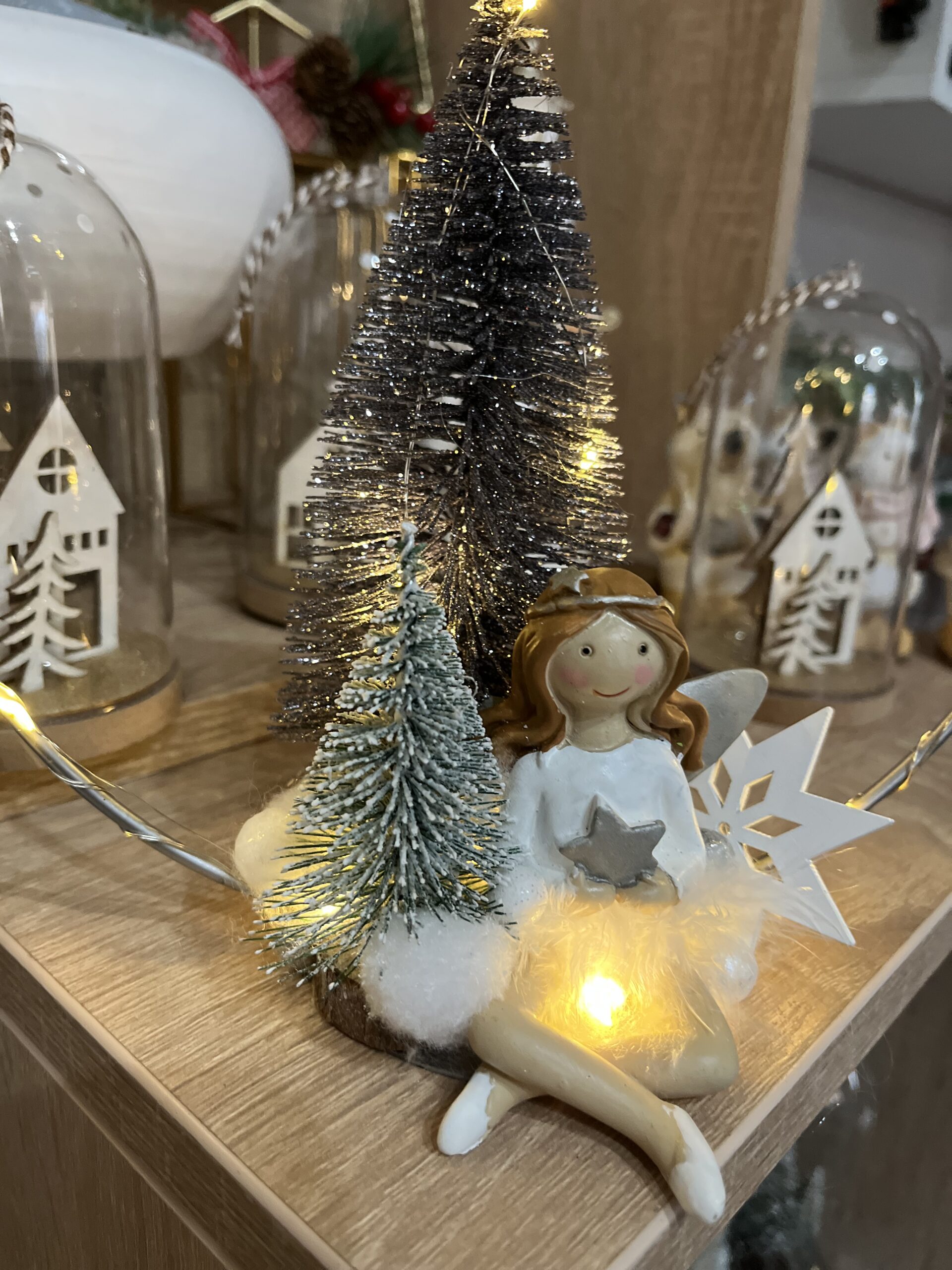 Rozi fényköre-20 cm-feher/ezüst - Image 2