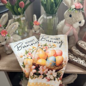 Húsvéti konyhai törlő-tojásos