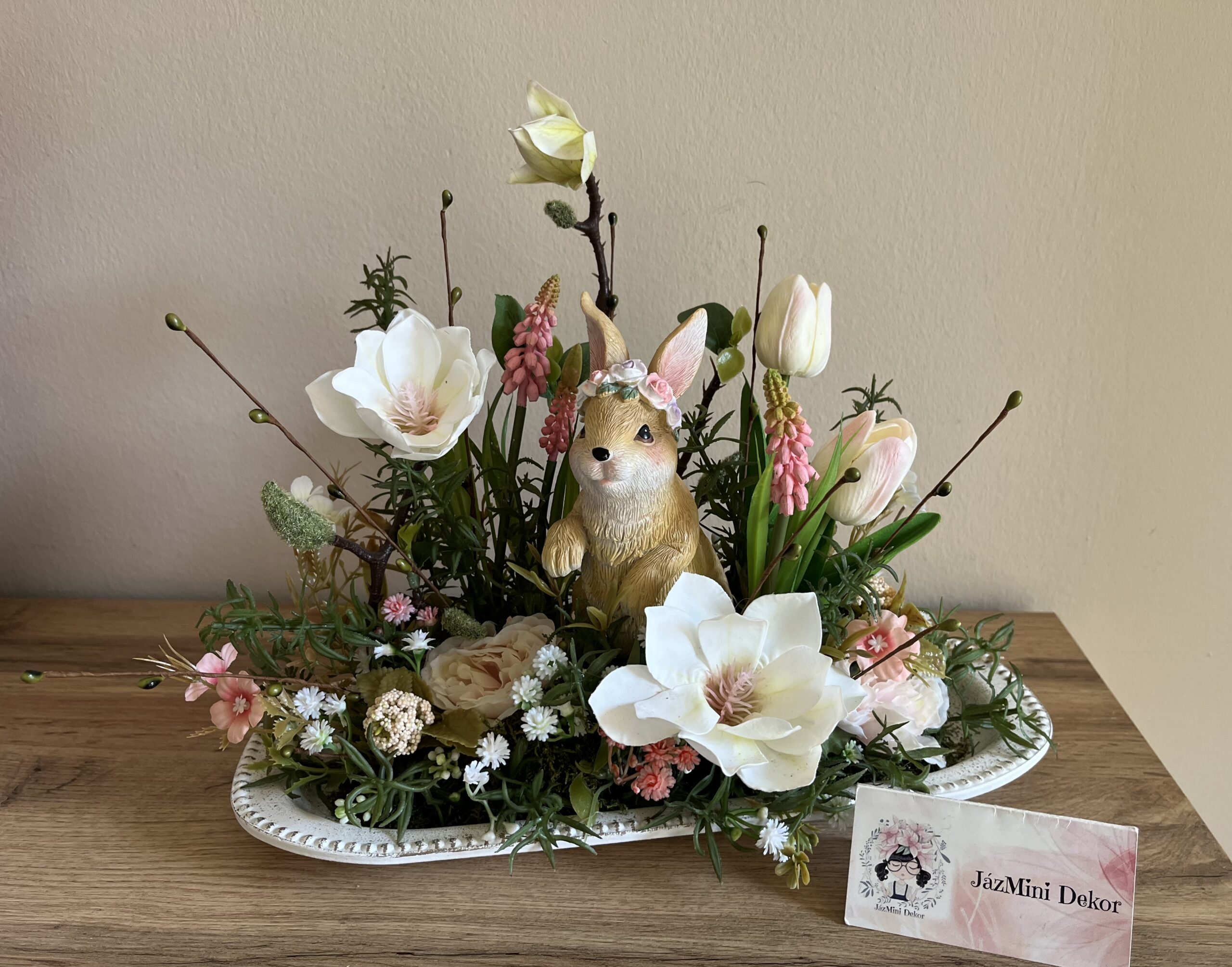 Polli nyuszi romantikus tálja