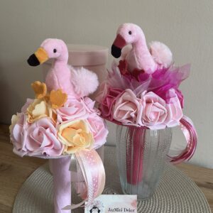 Flamingós csokor-pink/rózsaszín