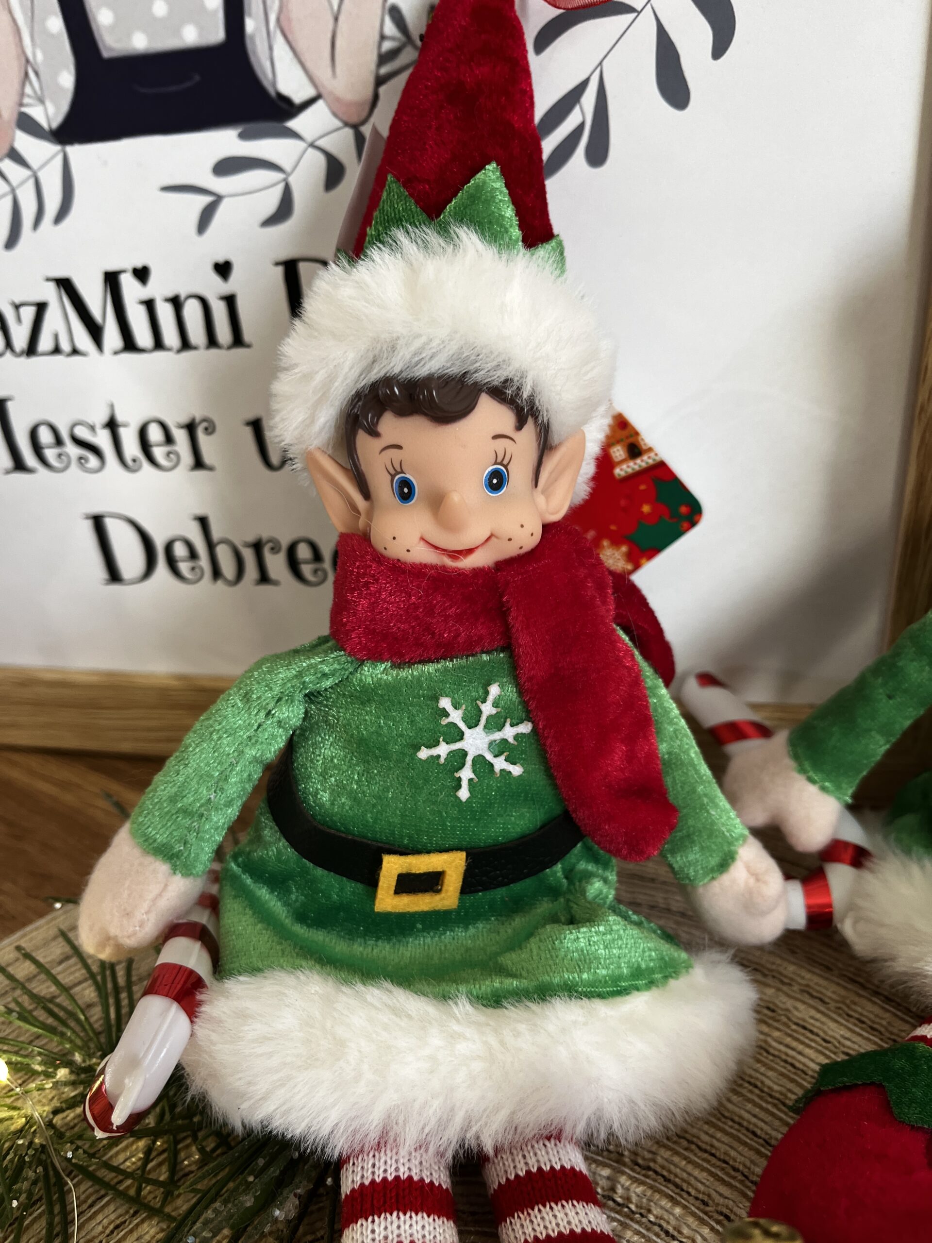 Elf manó-zöld-30 cm - Image 7