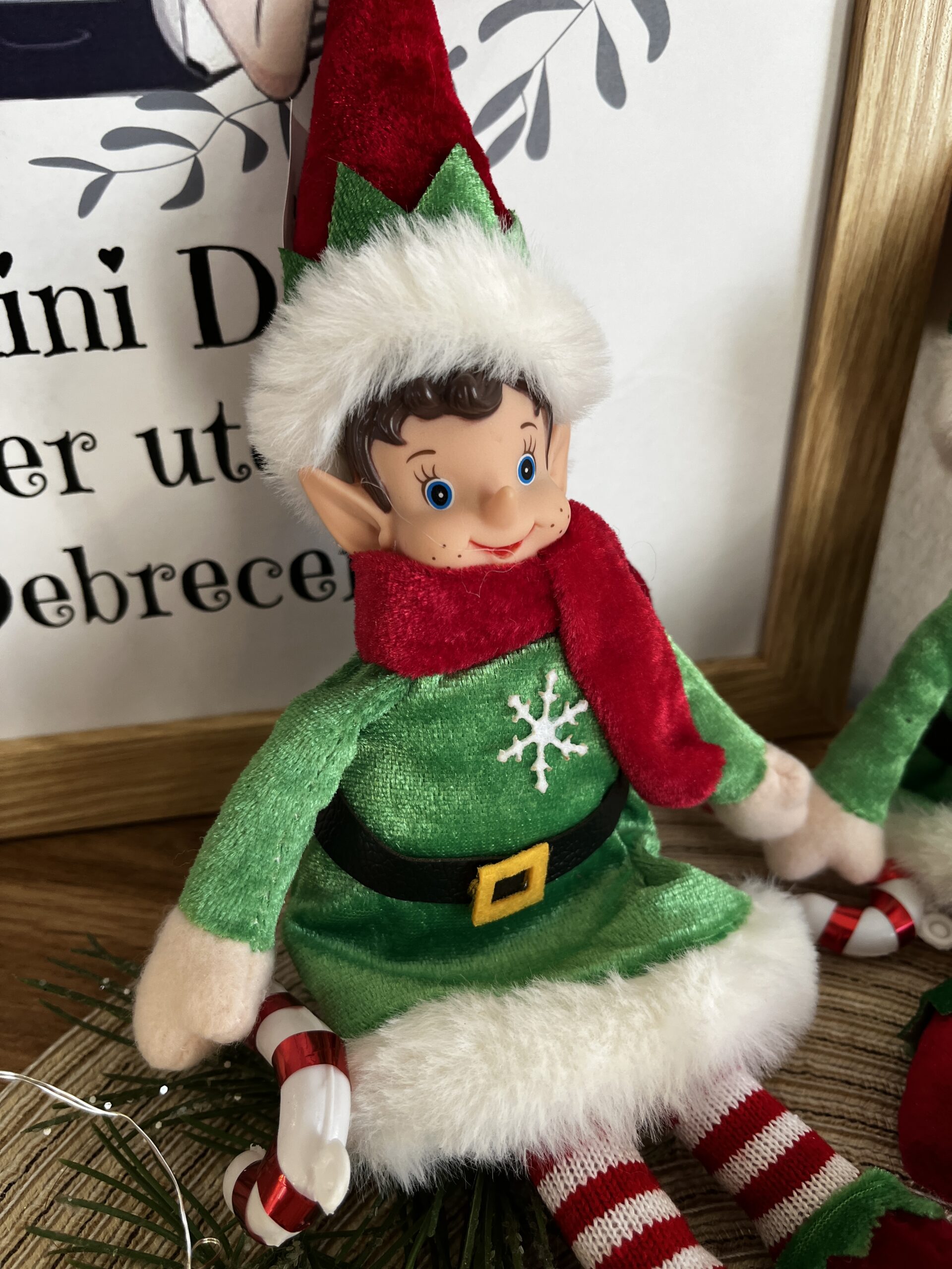 Elf manó-zöld-30 cm - Image 2