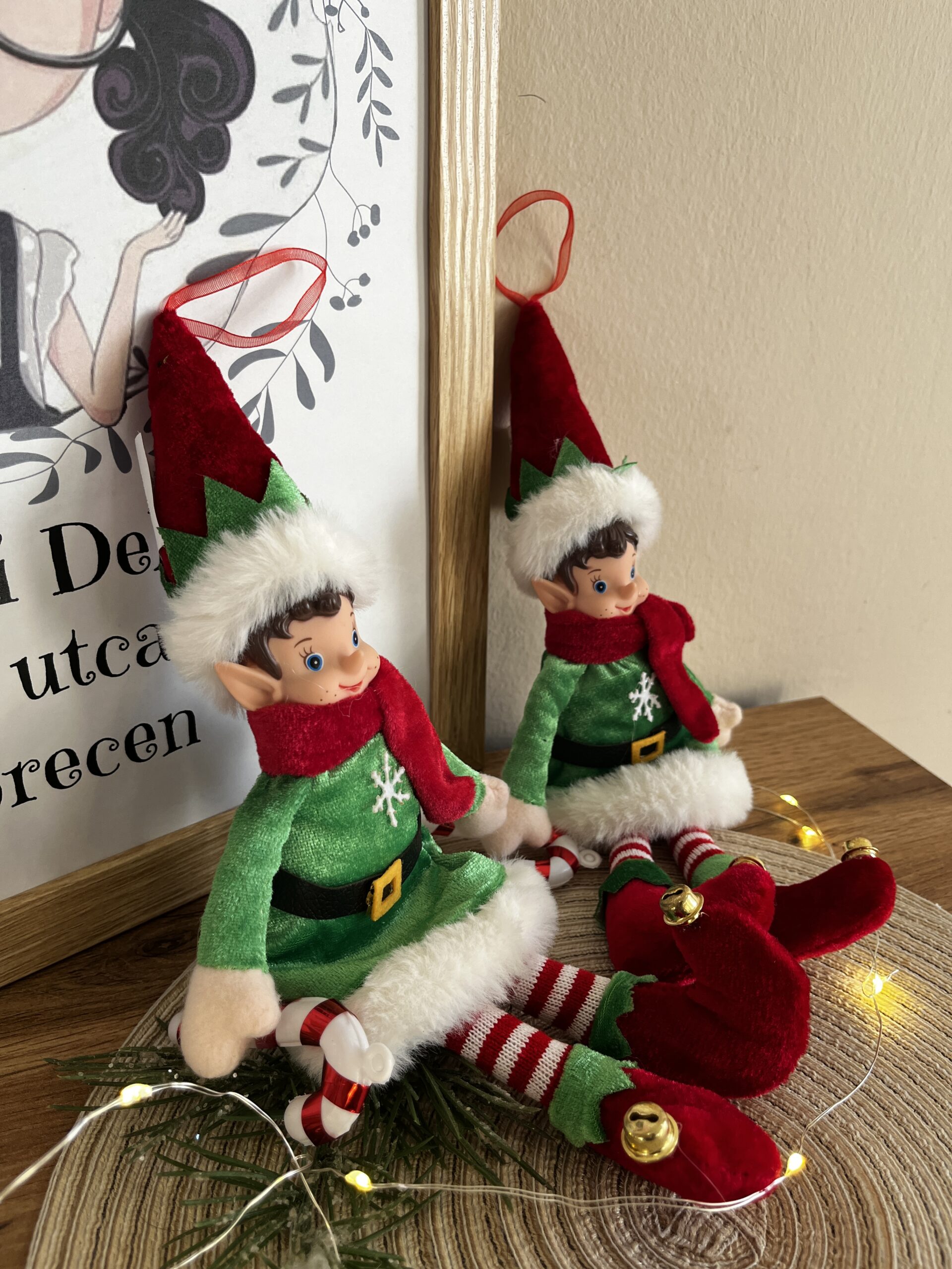Elf manó-zöld-30 cm - Image 5